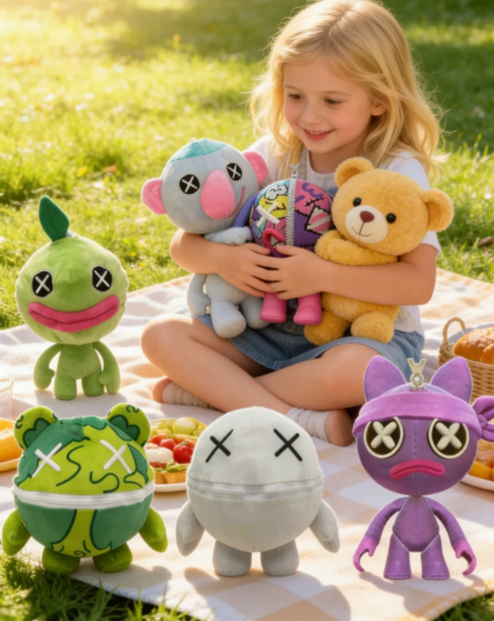 

25CM Wrongside Outimal Plush Doll Cute Anime Peripherals Toy Birthday Christmas Gift