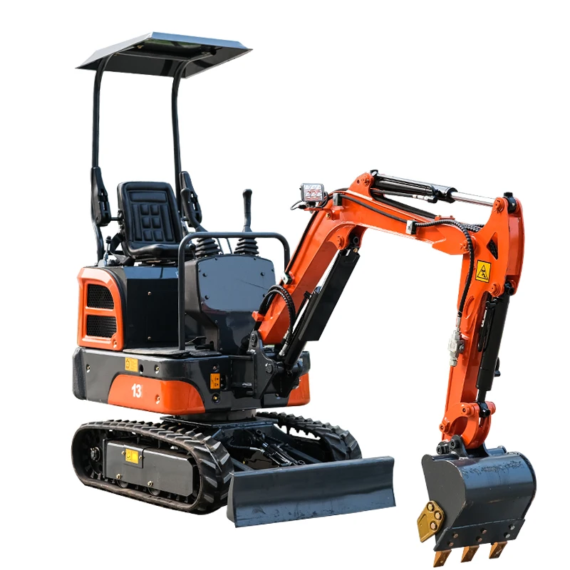 YG Elektrisch Minibagger Eu5 600kg 800 Kg 1 1.7 1.9 T 2 tonnes Elektro Mini Bagger Euro 5 1ton 1.5t 2t pelle Bager pelle