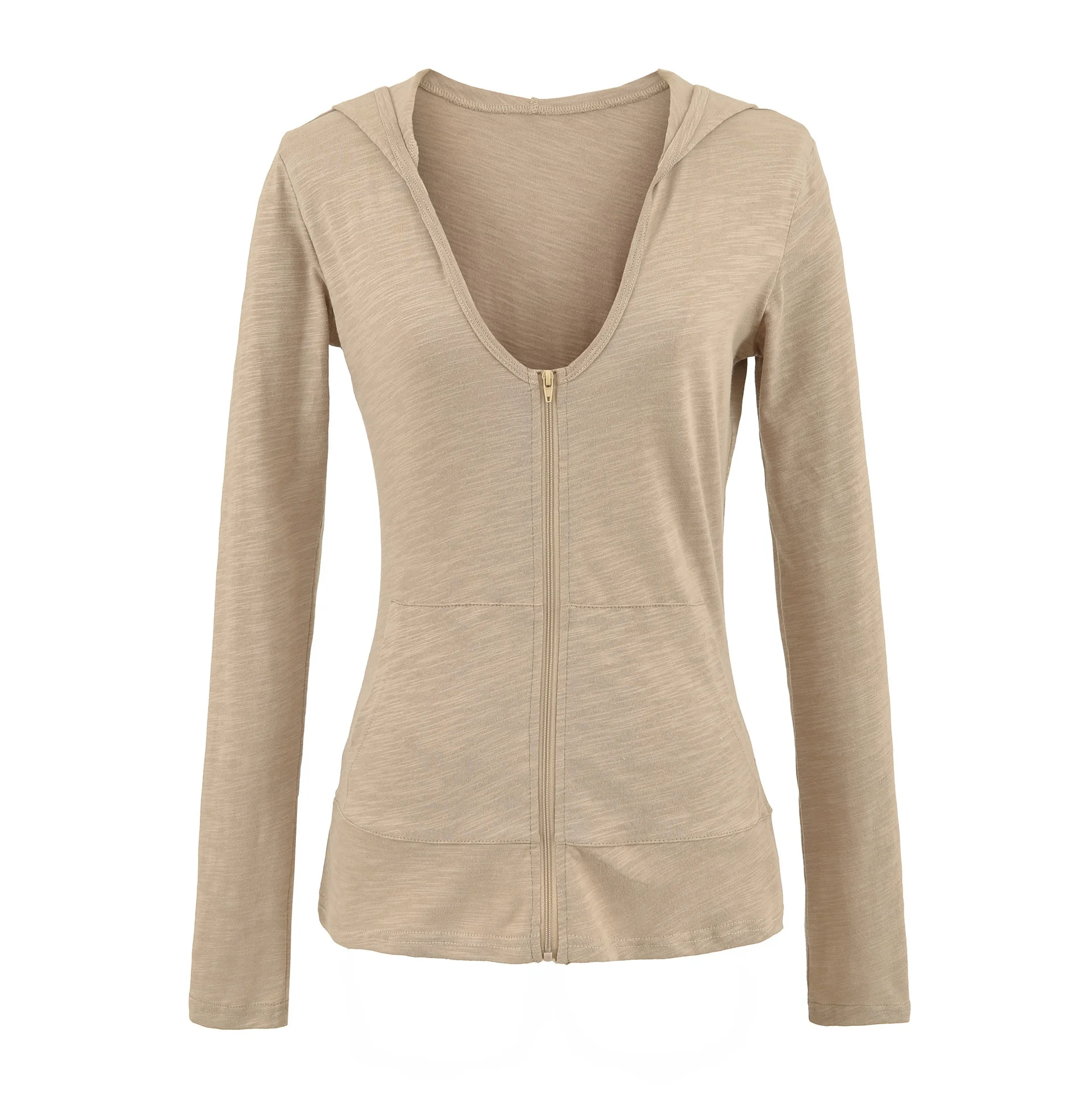 سترة نسائية من القطن المشاهير باللون الأحمر قابلة للتنفس للحماية من الشمس، سترة صيفية كورية بيضاء بغطاء للرأس #3