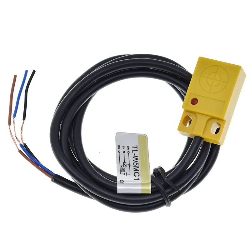 1/2/5pcs TL-W5MC1 5mm 3 Wire Inductive Proximity Sensors Detection Switch NPN DC 6-36V for Arduino
