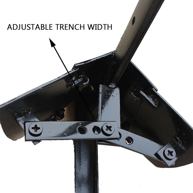 Zubehör für landwirtschaftliche Mikro-Bodenbearbeitung, einfacher kleiner Furrow-Pflugöffner, doppelseitiger Pflug, verstellbare Pinne