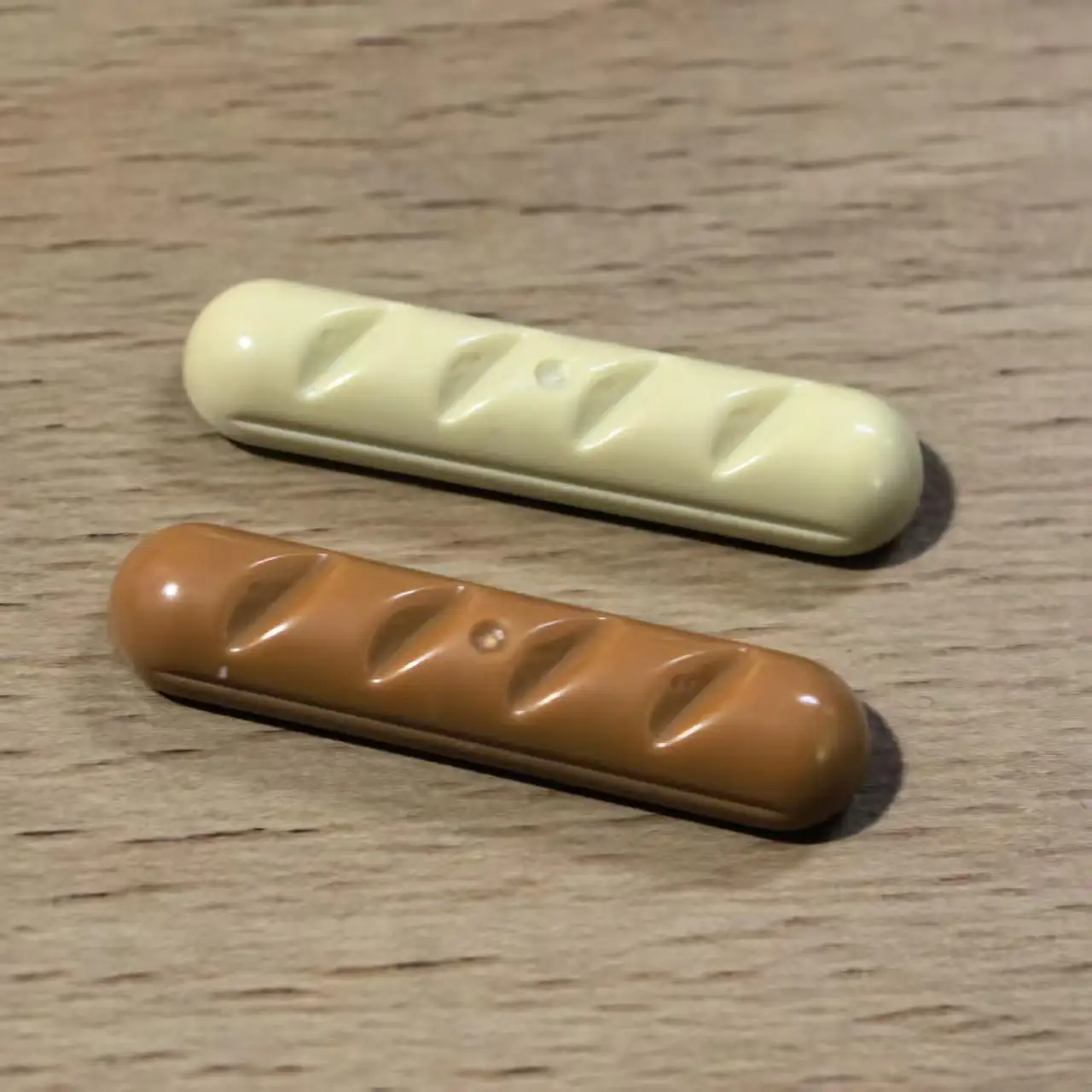 10pcs MOC building block parts 4342 food French bread ornament small particle building blocks