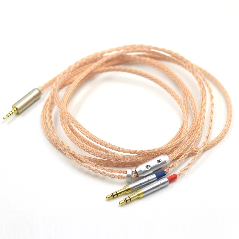 HIFI 16Cores UPOCC Single Crystal Pure Copper Headphone Upgrade Cable for Hifiman Sundara Ananda HE1000se HE6se HE400