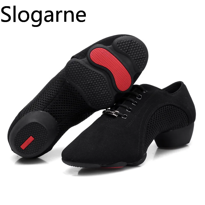 

Men Latin Dance Shoes Women Durable Skidproof Jazz Waltz Tango Modern Ballroom Dance Shoes Man 3CM Heels Casual Sports Sneakers