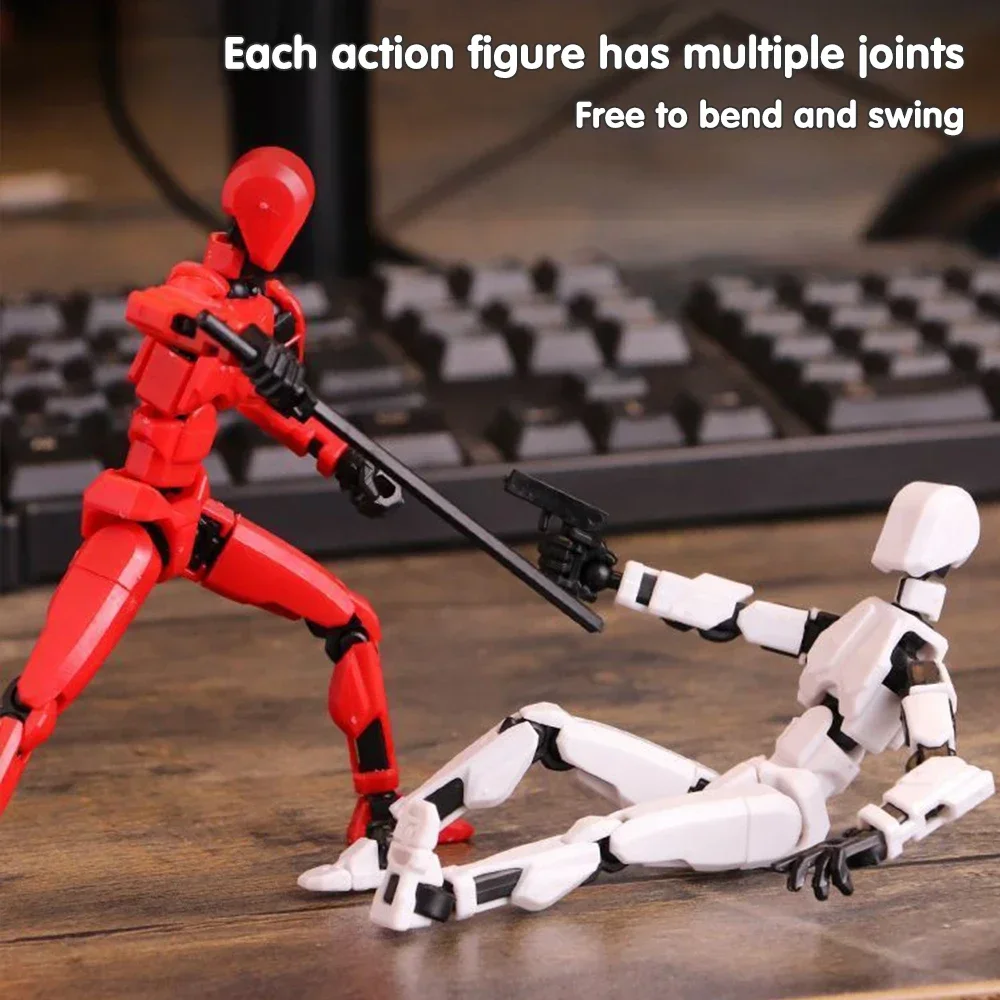 T13 Action Figure Titan 13 Action Figure Dummy Lucky 13 Action Figure 3D Printed Multi-Jointed Movable Nova 13
