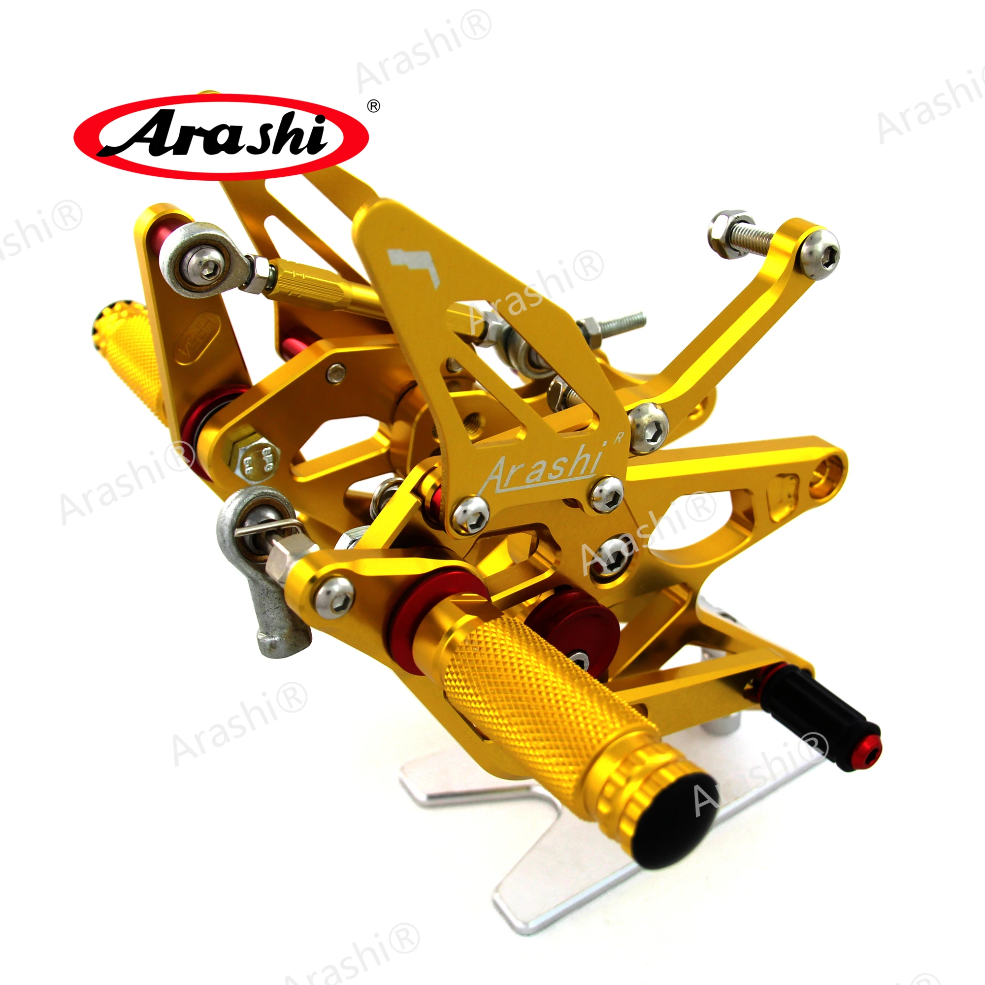 ARASHI V1.0 دراجة نارية CNC قابل للتعديل Rearsets مساند القدم أوتاد القدم دواسة لياماها YZFR1 YZF-R1 YZF R1 2005-2006 05 06 GP التحول