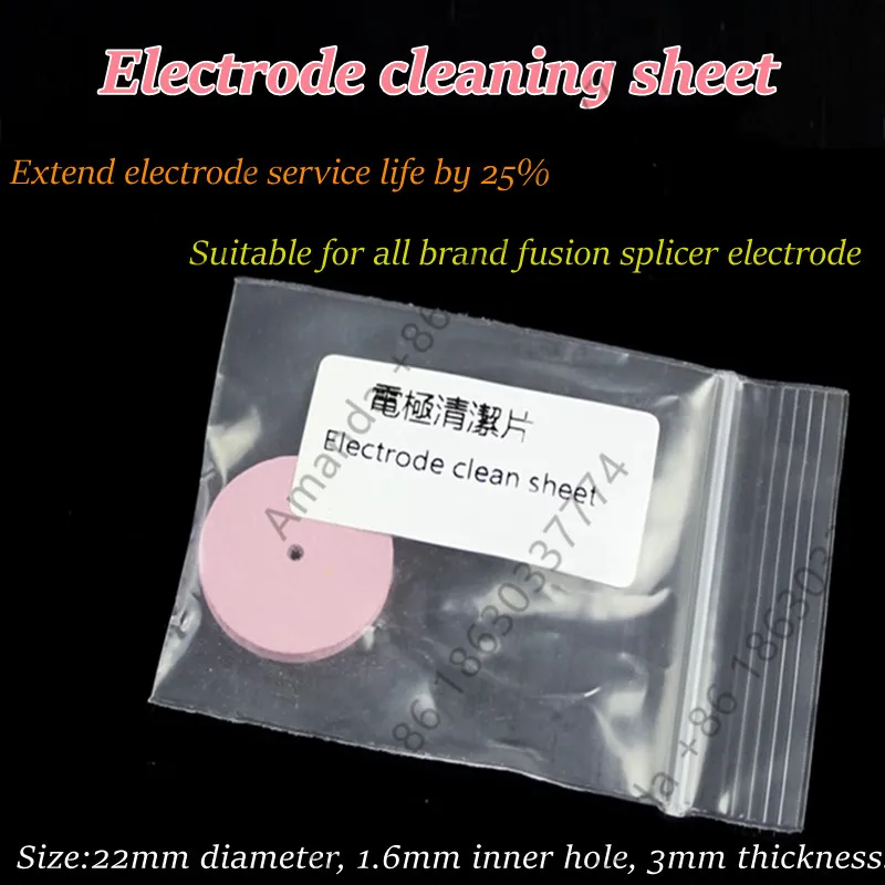 Fiber Fusion Splicer Electrodes Cleaning Sheet Electrode Polishing Electrode Cleaner for Fusion Splicer Electrode Cleaning Tool