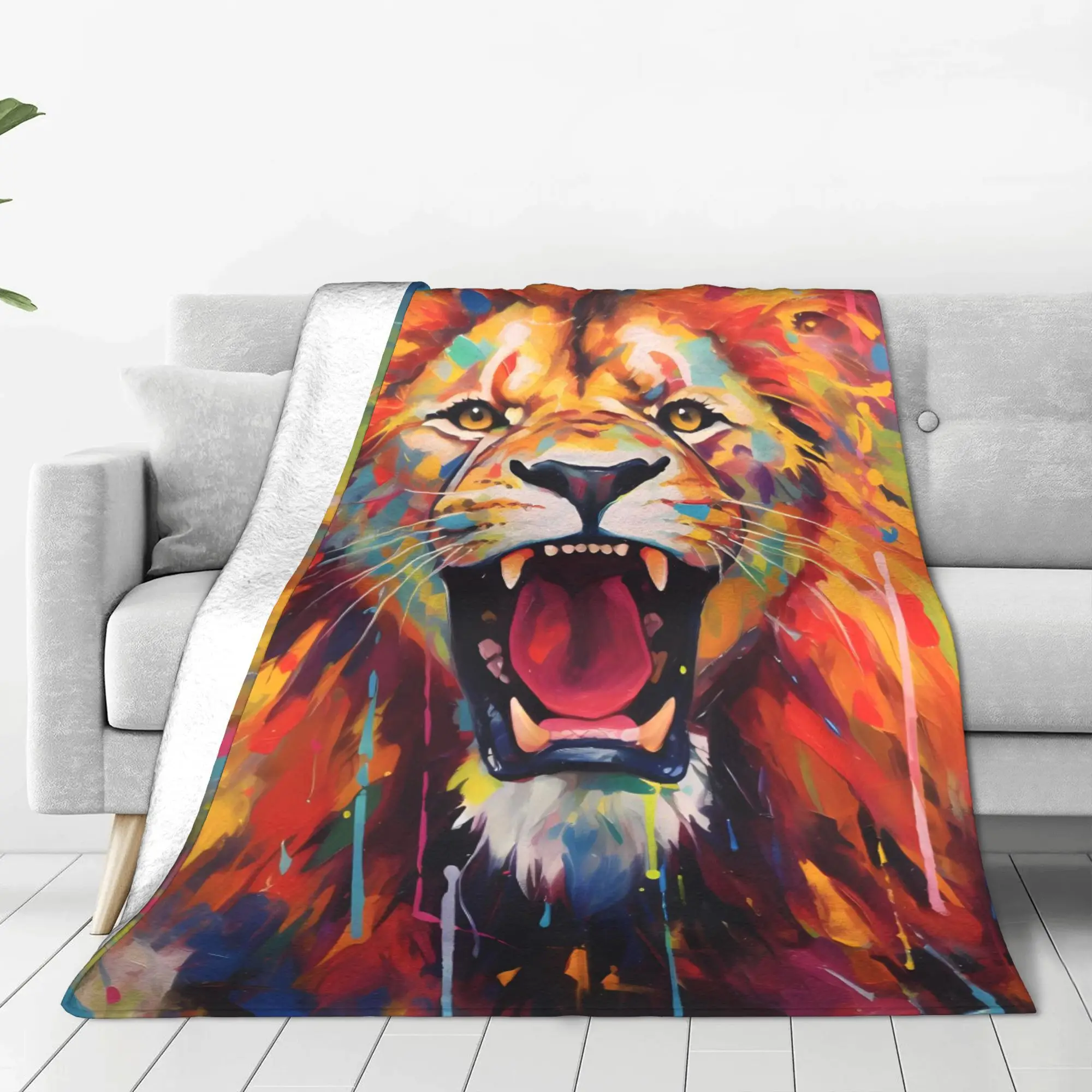 

Flannel Blanket Warm Soft Fluffy Adult Sofa Bed Throw Blanket for Living Room Comfortable Bedspread Outdoor Travel BL 102113