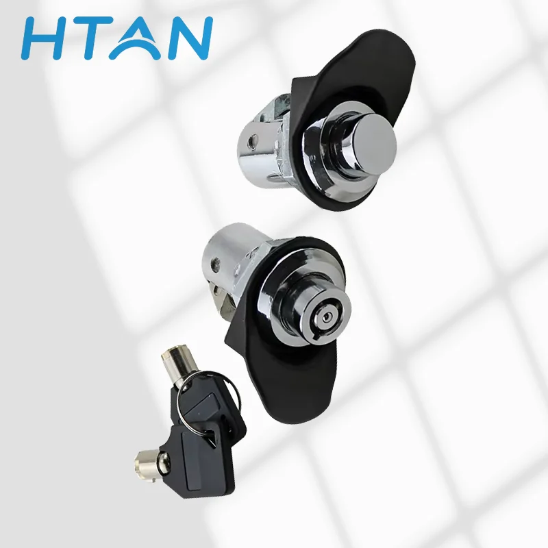 

Zinc Alloy Wheel Lock Industrial Electrical Automation Equipment Cabinet Door Circular Cam Rotating Tongue Lock