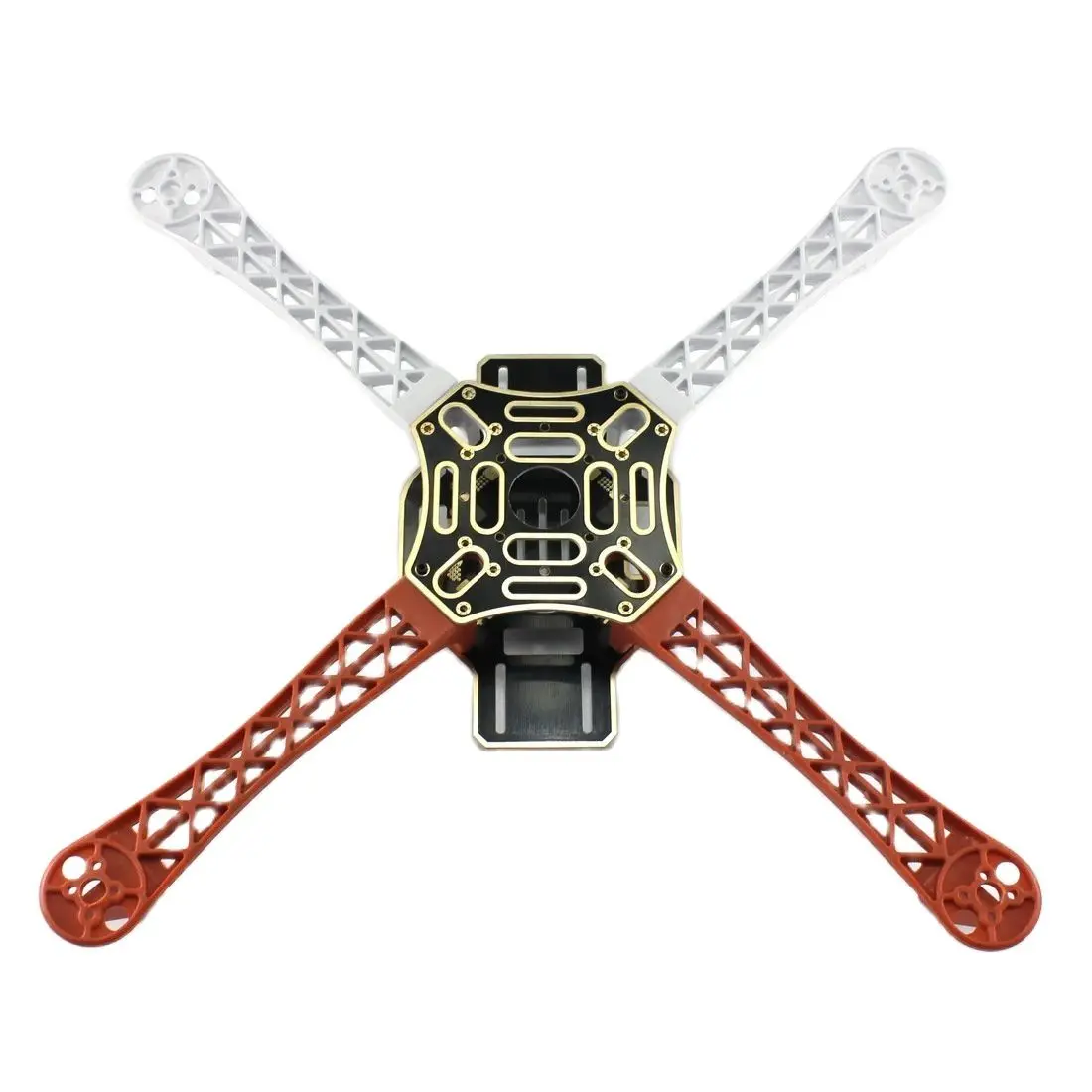 F450 RC Quadcopter Main Frame Board Top Upper / Bottom Lower Plate With 2 Pcs White 2Pcs Red Arm for Multicopter