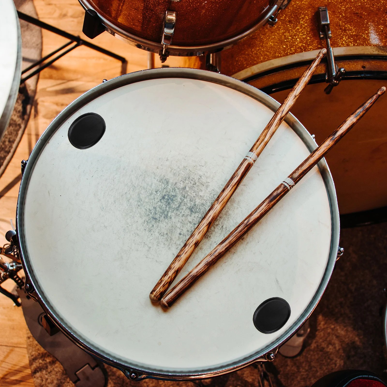 

14pcs Silencers Durable Adjustable Dampening Pads Professional Drum Mute Cushions Long Lasting Easy Remove Drum Accessories