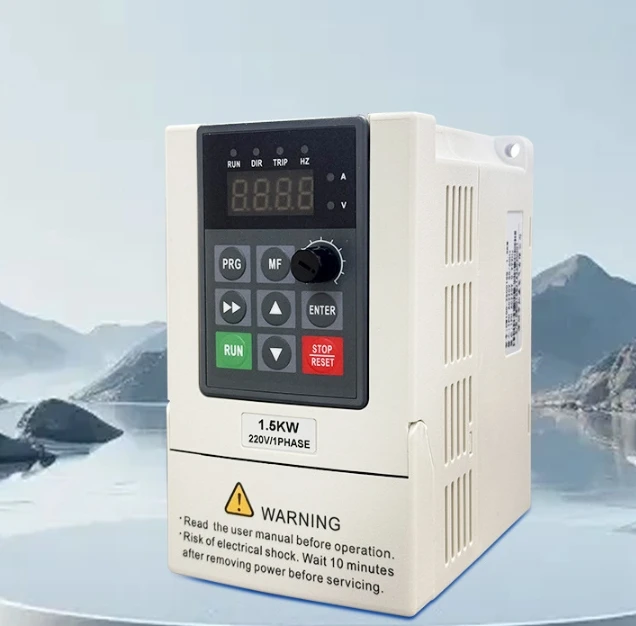 High Performance 0.75/1 5/2.2 Kw Inverter Single Phase To Three Phase 380v220V Fan, Water Pump Governor
