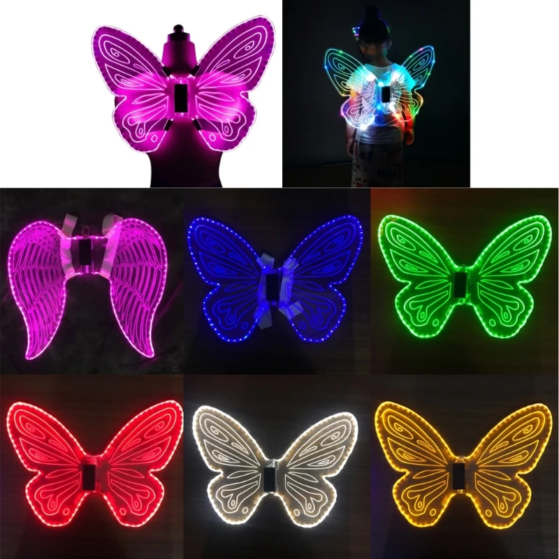 

Fairy Princess Angel Wings for Women Girls Halloween Party Cosplay Costumes for Butterfly Wings Stage Performance Props