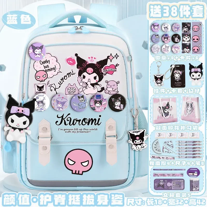 Sanrio-mochila escolar Clow M para estudiantes, mochila informal y ligera de dibujos animados, impermeable, resistente a las manchas, gran capacidad