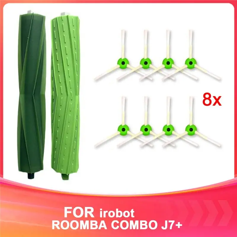 VEHO-Suitable For Irobot Sweeper Accessories ROOMBA COMBO J7+ Side Brush Main Brush Kit Replacement Consumables