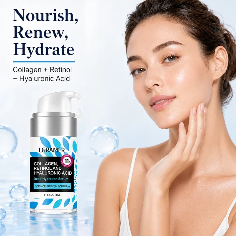 Retinol & Collagen Face Cream Anti-Aging Moisturizer with Hyaluronic Acid, Facial Cream Boost Skin Firming Lifting,Fast Delivery