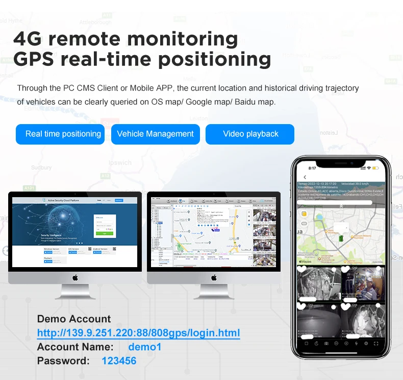 Smart Product 1080p H264 Mdvr Tracking System 4 Channels 4g Vehicle  Cmsv6 Fleet Management Vehicle Security Cameras Mdvr