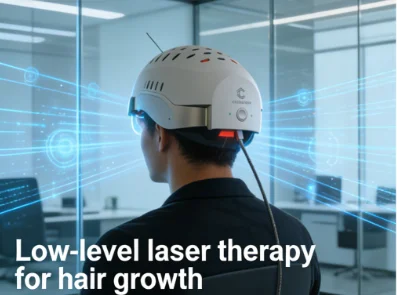 

COZING-C300 Шлем для роста волос с красным светом | Терапия LLLT для лечения выпадения волос