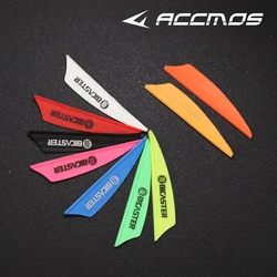 50pcs 2inch Air Groove TPU  Arrow Vanes Arrow Feather Plastic for Carbon Arrow Shaft DIY Accessories