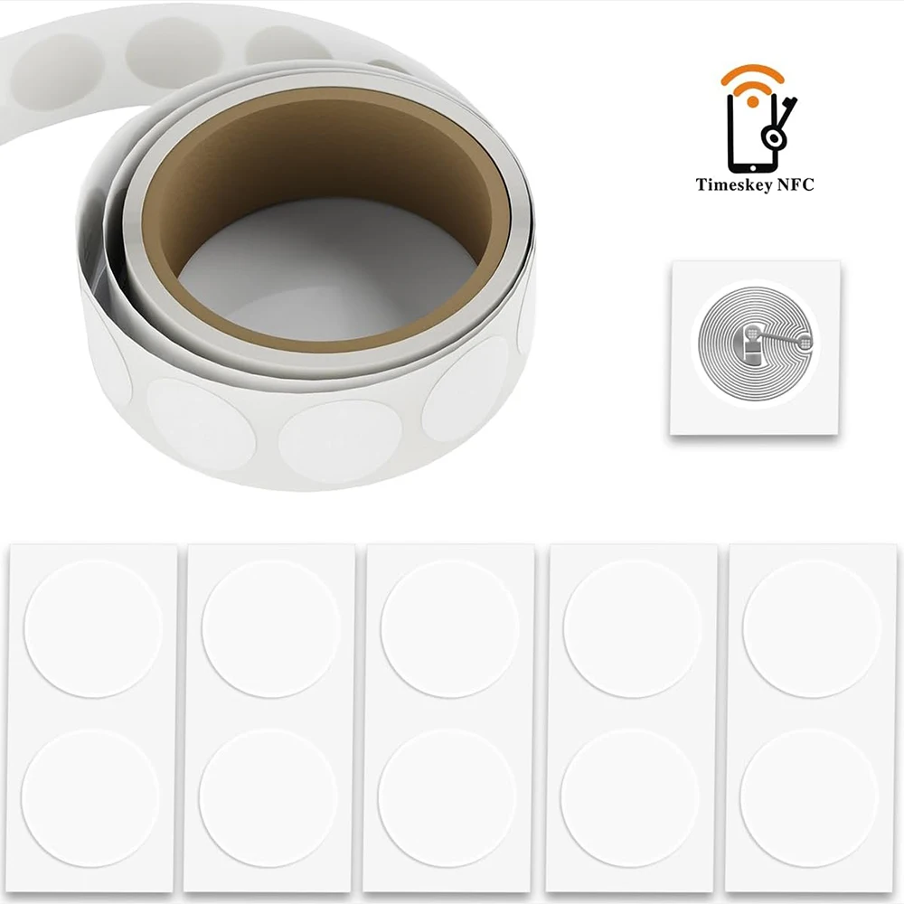 Mifare Classic 1k NFC-метка-наклейки 13,56 МГц RFID-наклейка iso 14443a RFID-наклейка Mifare 1k S50 RFID mifare Classic 1k наклейка