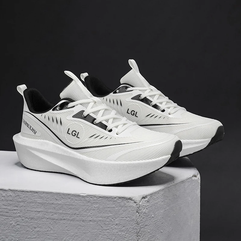 2026 Carbon Board Running Shoes Professional Marathon Shoes Lightweight Bouncing Jogging Sports Shoes Unisex
