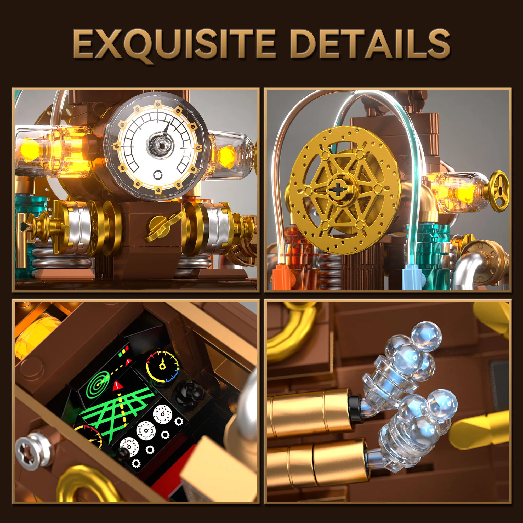 30702 modèle de bateau à vapeur de haute mer 740 pièces ensemble de blocs de construction modèles MOC jouets techniques de bricolage pour cadeaux de noël