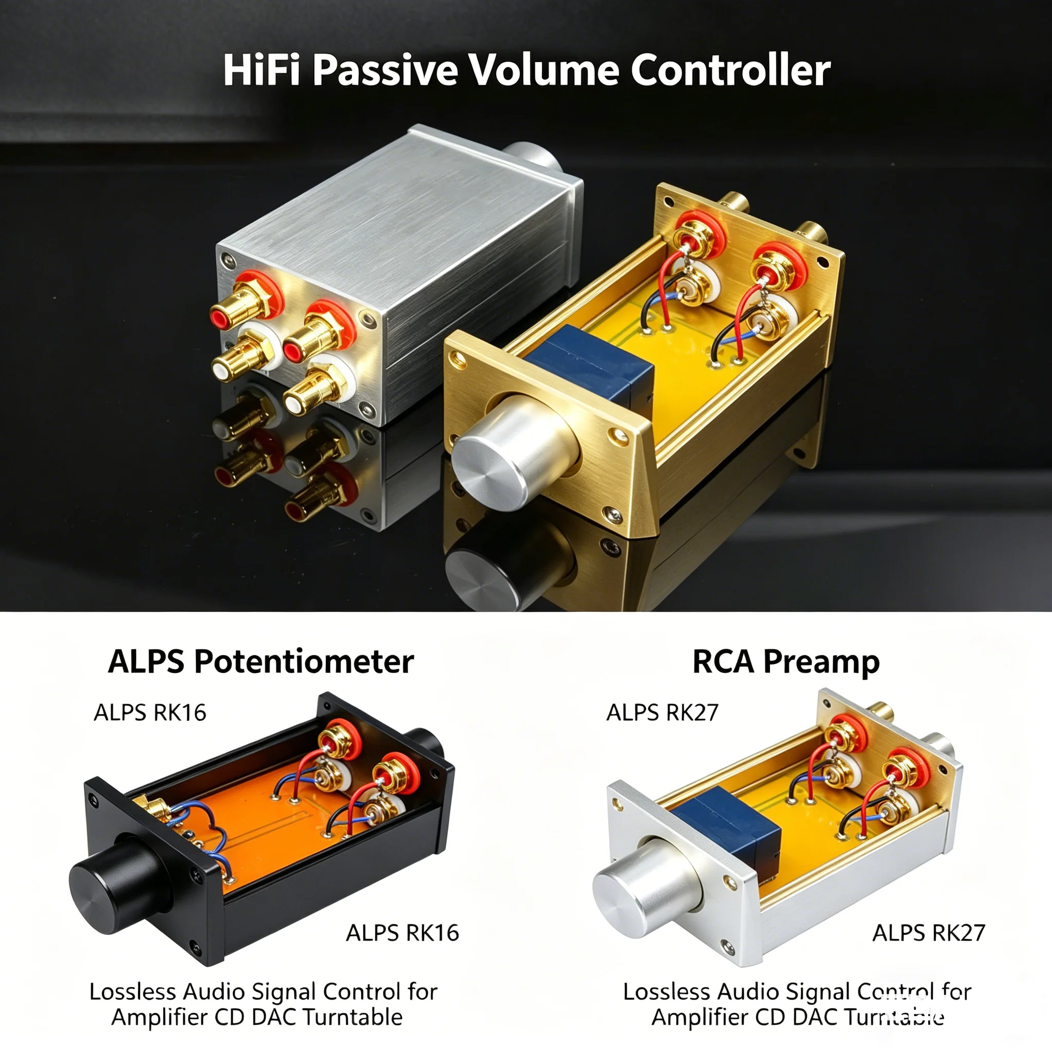 Yüksek hassasiyetli pasif ön sahne ses denetleyicisi flama HIFI ses amplifikatörü fotoğraf LP kayıt oyuncu preamplifikatör ALPS