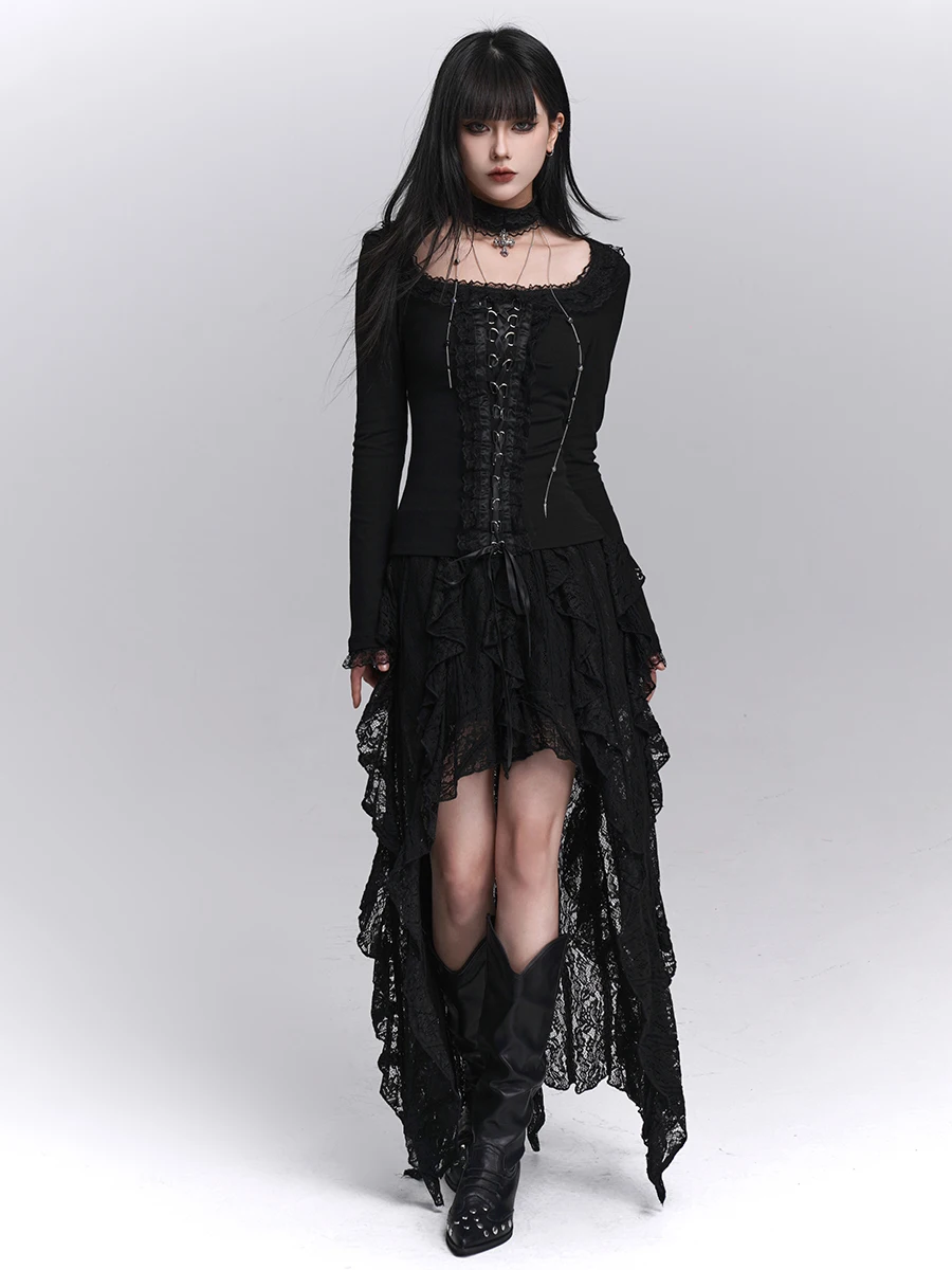 ゴシック スレ ロング スヴェ ブラトップ レディース スリムフィット インナーウェア ローリーン デイリーウェア ゴーストガール kシリーズ ポリエステル スパンデックス