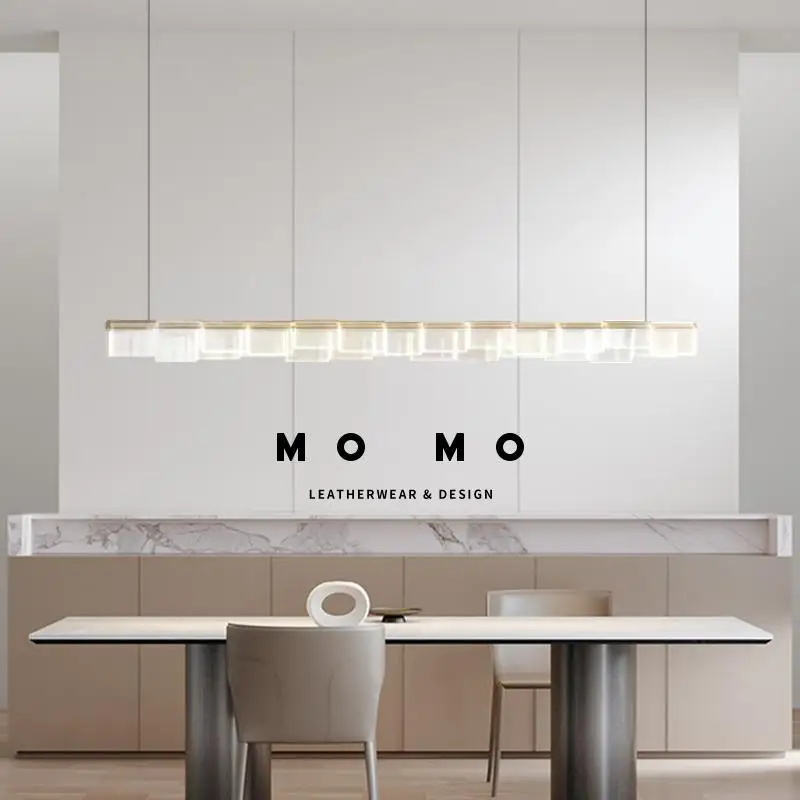 

Modern LED Restaurant Pendant Lamp with Luxurious Design Elegant Fishing Line Decoration Electroplated with Fashionable Texture