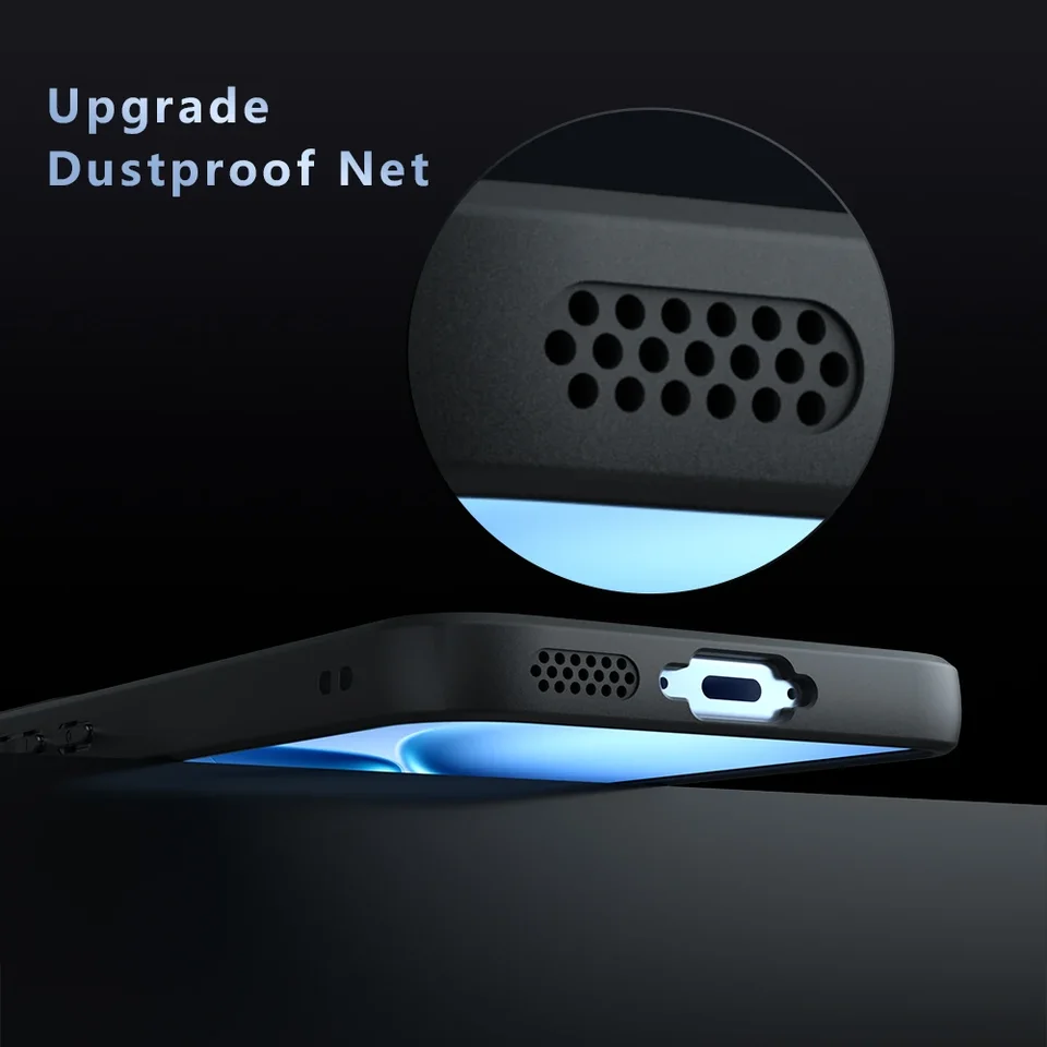 Funda para iQOO Z11 Global, PC Duro Transparente y TPU Suave de Protección 6