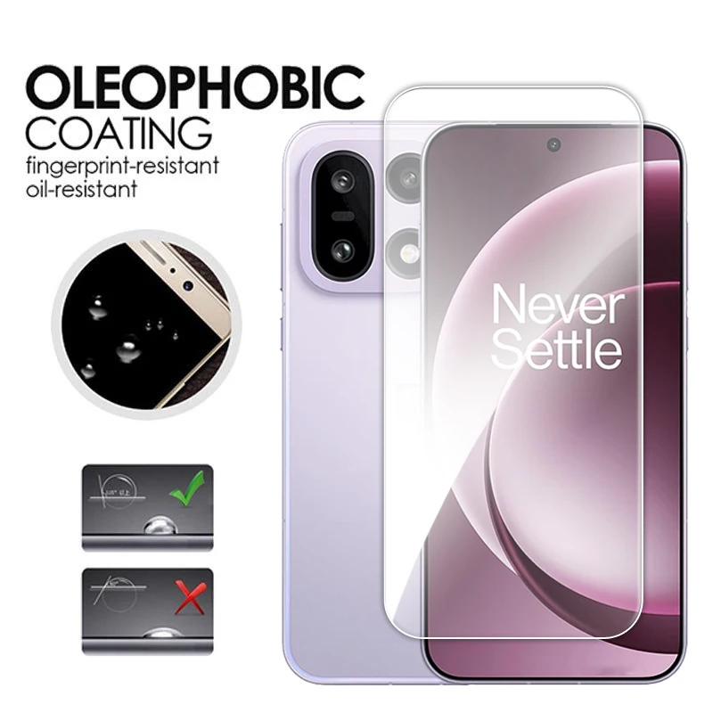 For OnePlus 15 5G Glass Full Glue Clear Screen Protector For OnePlus 15 Tempered Glass For OnePlus 15 Lens Film