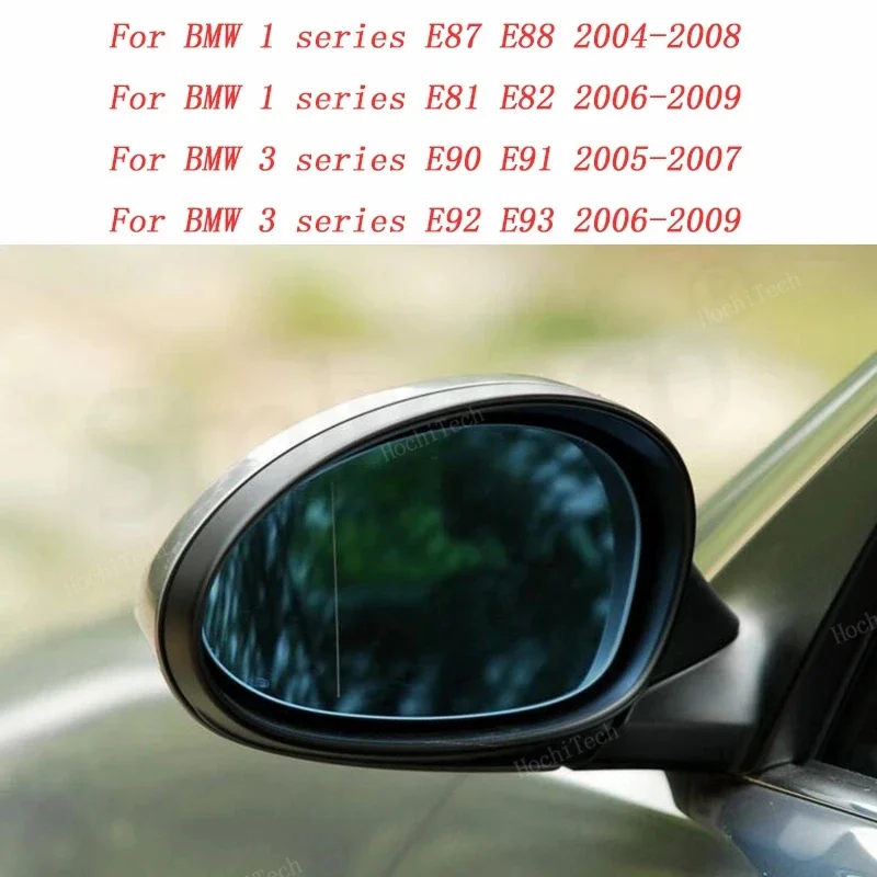 1 Pair White Replacement Rearview Side Mirror Covers Cap for BMW E90 E91 E92 E93 E81 E87 E82 E88 3 1 Series M Accessories