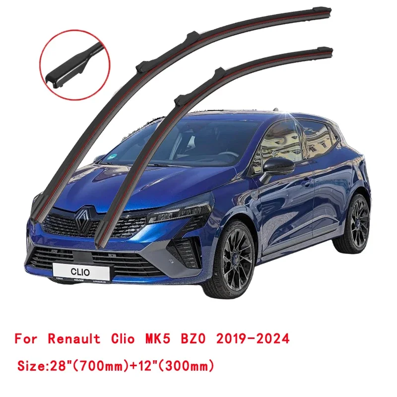 

For RENAULT Clio V 2019 2020 2021 2022 2023 Windscreen Windshield Brushes Accessories Front Washer Car Wiper Blade