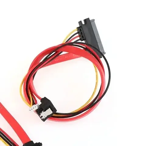 

1 шт. 2-в-1 22-контактный штекер Sata на 7 + 15-контактный женский последовательный удлинительный кабель Sata Комбинированный удлинительный кабель питания данных