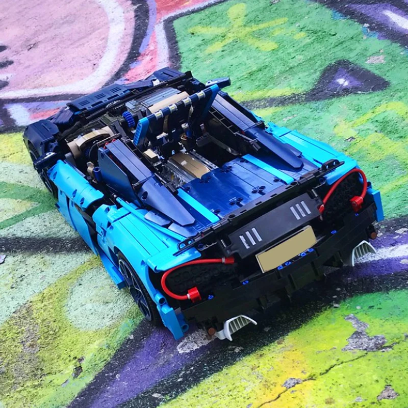 Neue MOC 16029 Technische Super Sport Auto Fantasievoll Modell Baustein Ziegel Puzzle DIY Spielzeug Weihnachten Geschenke Für Kinder