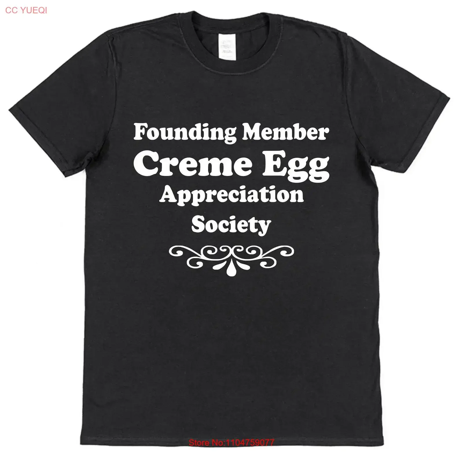 Creme Egg T Shirt Founding Member Appreciation Society Easter Food Lover Foodie s UK Retro Candy Sweets Chocolate Fan Club
