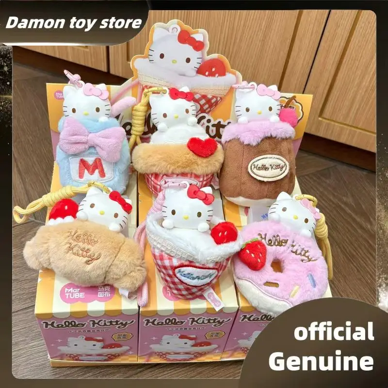 

Genuine Toys Hellokitty Afternoon Tea Baked Desserts Series Blind Box Sanrio Figurine Trendy Collectible Toy Girl Christmas Gift