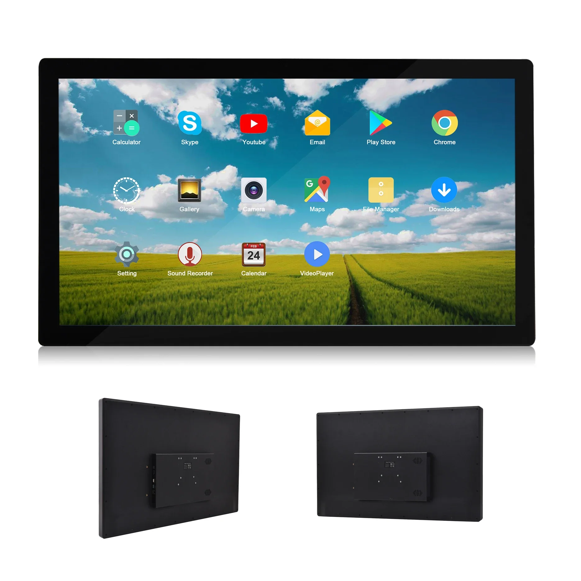 Android All in One Capacitive Touch Screen Rockchip WiFi RJ45 27 Inch Wall Mounted Android Tablet