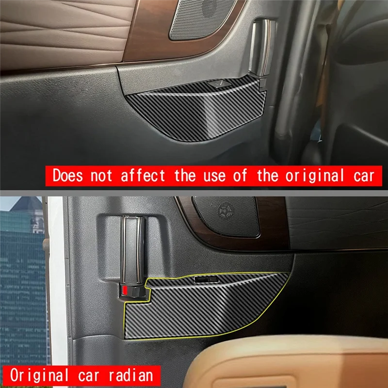 

QB-For Toyota Alphard/Vellfire 40 Series 2023 Middle Door Armrest Window Lift Switch Cover Glass Control Cover