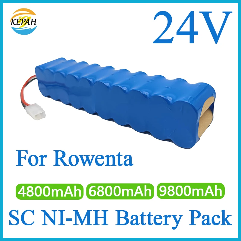 Rowenta Ni-MH  rechargeable 24V battery pack CD vacuum cleaner 9800mAh,Besen Air Force Extreme,RH8771WS，RH877501 RH8779，RH877901