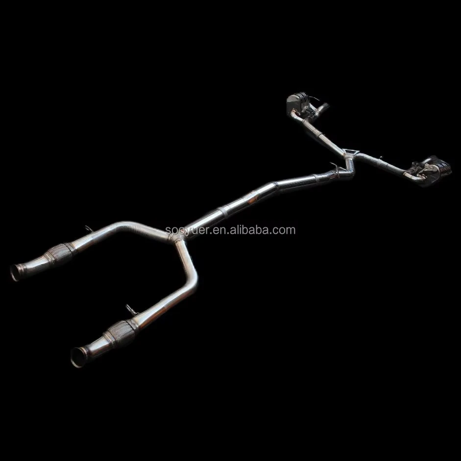 

Valvetronic Catback Exhaust Pipe for C43 3.0T 2020-2024 Y Pipe Design Enhanced Sound Racing Exhaust SystemCustomed