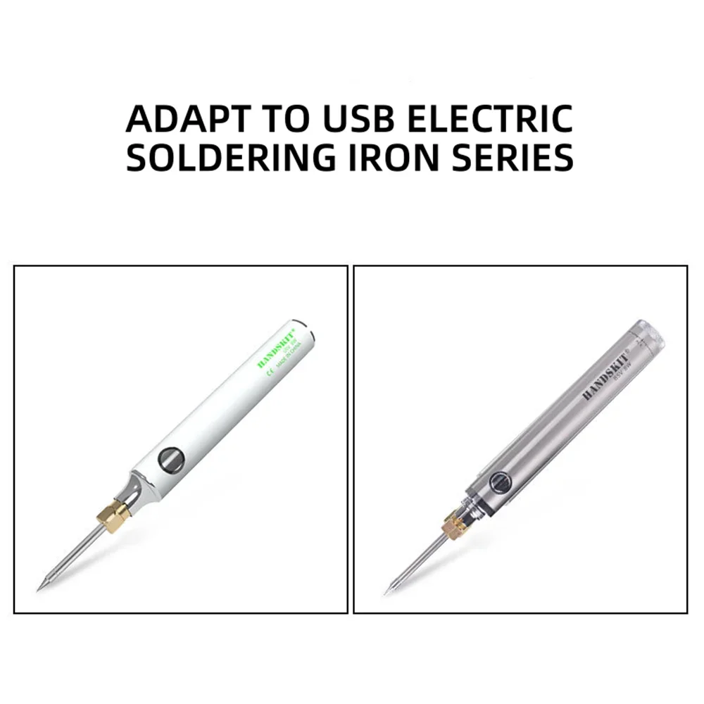 1pcs 510 Interface Soldering Iron Head Mini Portable Soldering Iron Tip Accessories Tool 8W USB Solder Tip