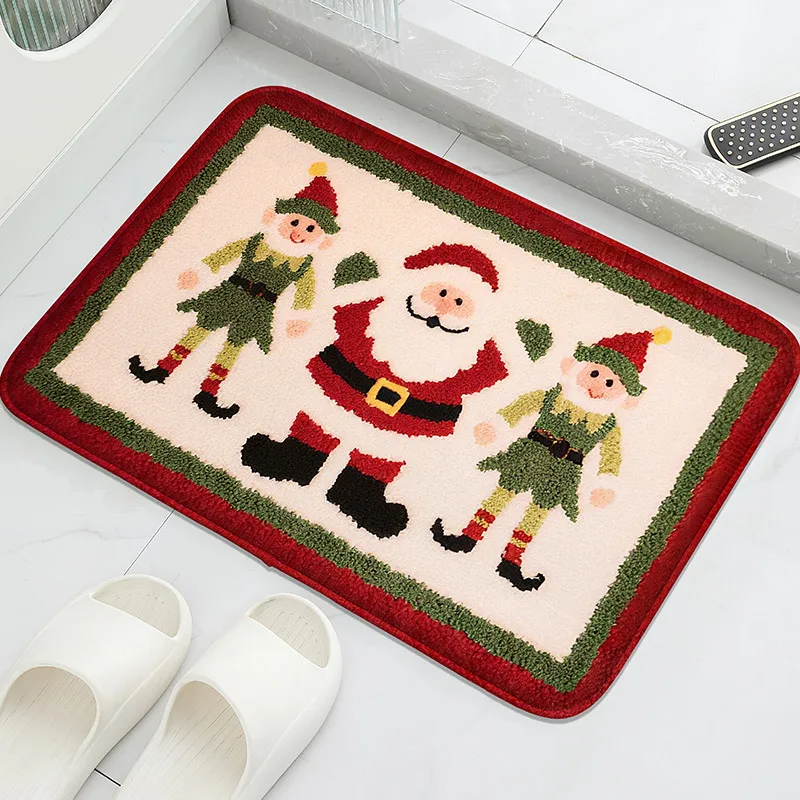 Door Mat, Floor Mat, New Year Simple Floor Mat, Doormat, Non-Slip Carpet, Household, Christmas Decoration, Christmas Gift