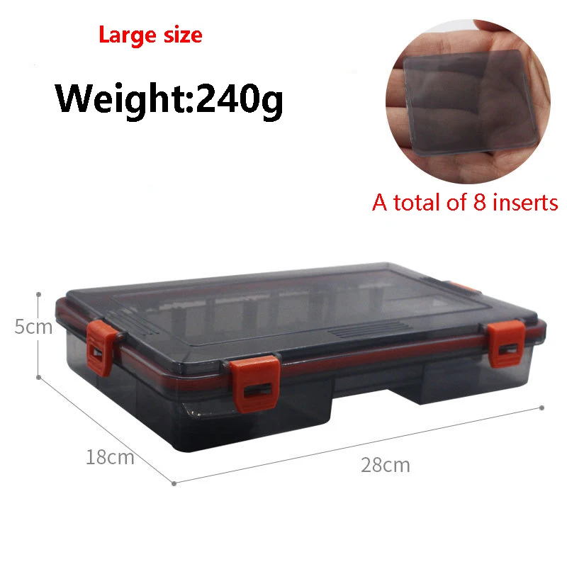 Fishing Tackle Box Large Capacity Waterproof Fishing Accessories Fish Hook Storage Lure Bait Organizer Boxes Fishing Goods