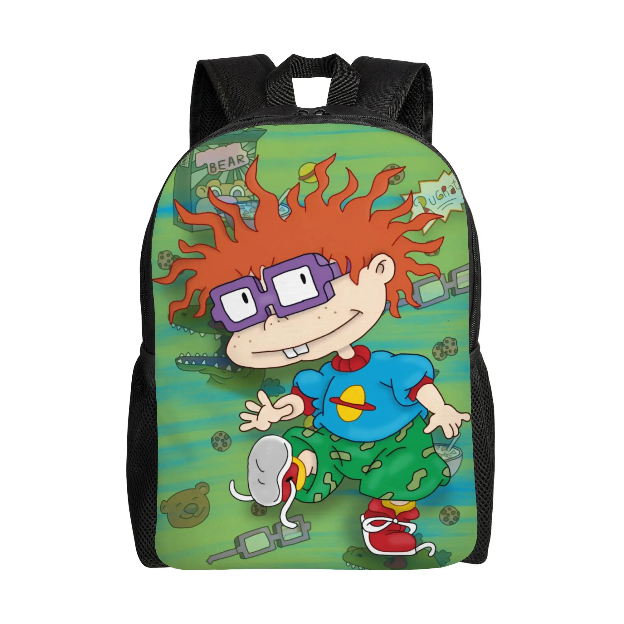 

Custom R-Rugrated Manga Movies Backpack for Men Women School College Students Bookbag Fits 15 Inch Laptop Bags