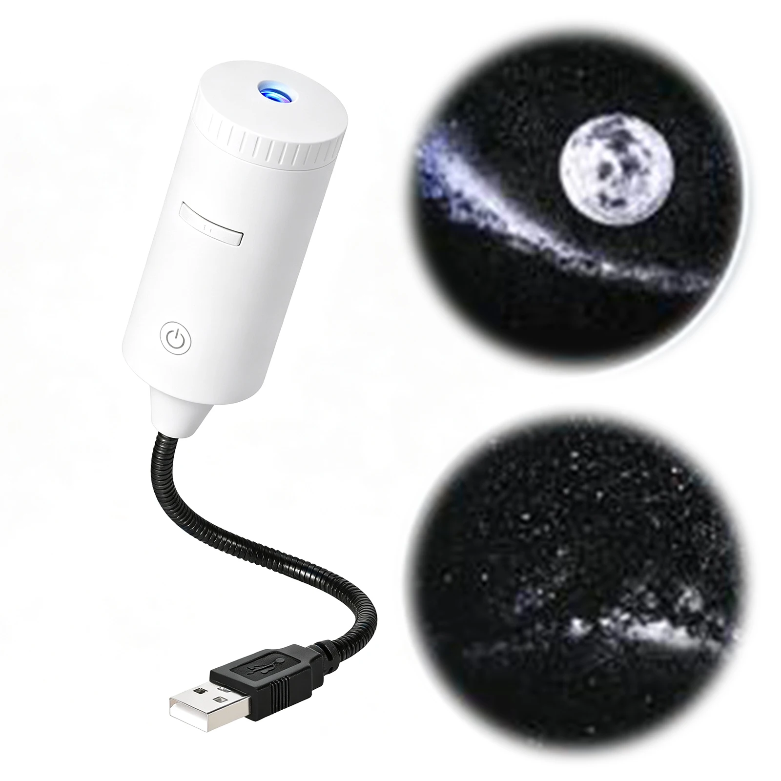Portable Night Light Plug and Play & Versatile Star Galaxy Ambient Projector Lamp for Home Living Room Bedroom Decoration view 2