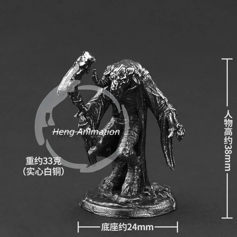 Figurki ze stopów metalu, potworów prymordalnych, figurki do gier planszowych, wstępnie pomalowane, kolekcjonerskie zabawki wojskowe