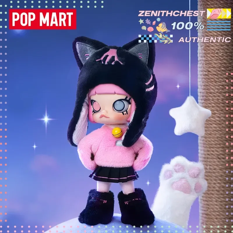 In Stock POP MART Molly Peekaboo Series1/8 Mystery Box Action Doll Blind Box Home Ornaments Kids Trendy Special Gift