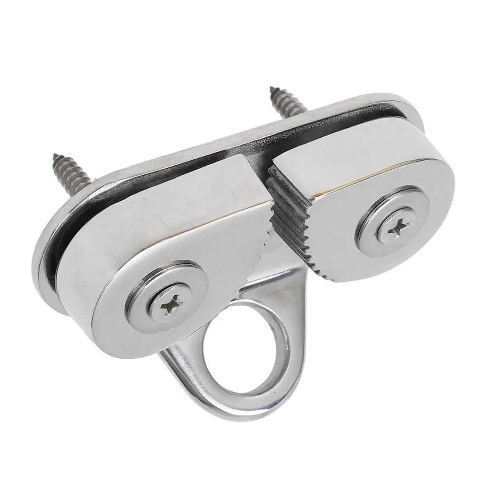 Nautical Hardware 316 Stainless Steel Cam Cleat Rustproof Design 5 to 15mm Rope Fairlead Ring Rope Cleat Sailboat Hardware