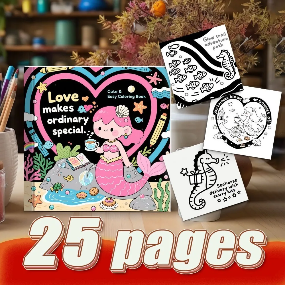 Picnic Scene Coloring Book Easy Creative Sketch Patterns For Art Training And Handmade Crafts With Sturdy Tear Resistant Paper